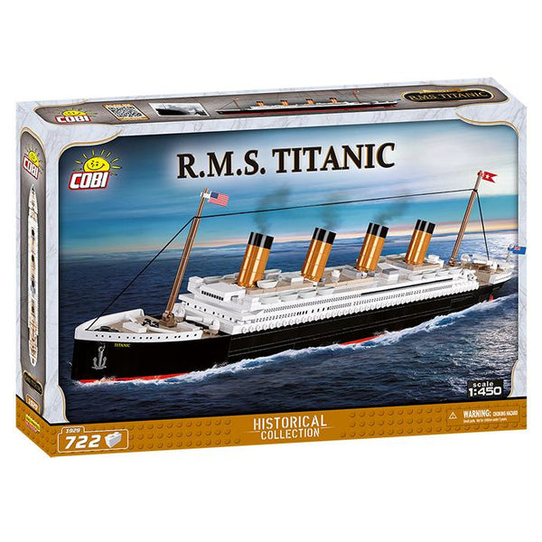 Cobi - 1929 R.M.S Titanic 1:450 - Modellbau Schiffe - 722 Klemmbausteine Schiffe Gubrix 