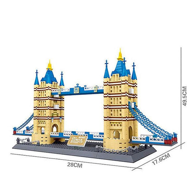 Wange - 5215 Tower Bridge London - Modellbau Architektur - 1033 Klemmbausteine Häuser (Architektur) Gubrix 