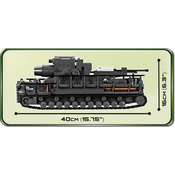 Cobi - 2530 Karl Gerät WW2 Deutscher Mörser - Modellbau Panzer - 1500 Klemmbausteine Militär Gubrix 