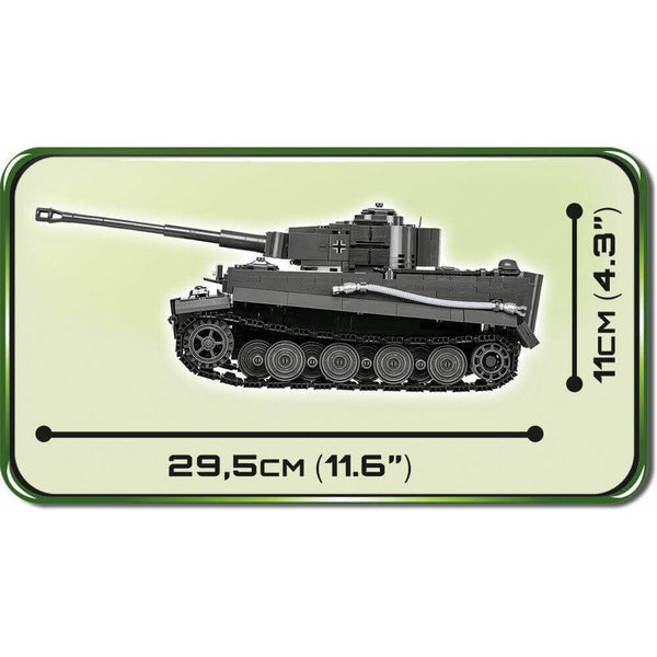 Cobi - 2538 PzKPFW VI Tiger Panzer - Modellbau Kampfwagaen - 800 Klemmbausteine Militär Gubrix 
