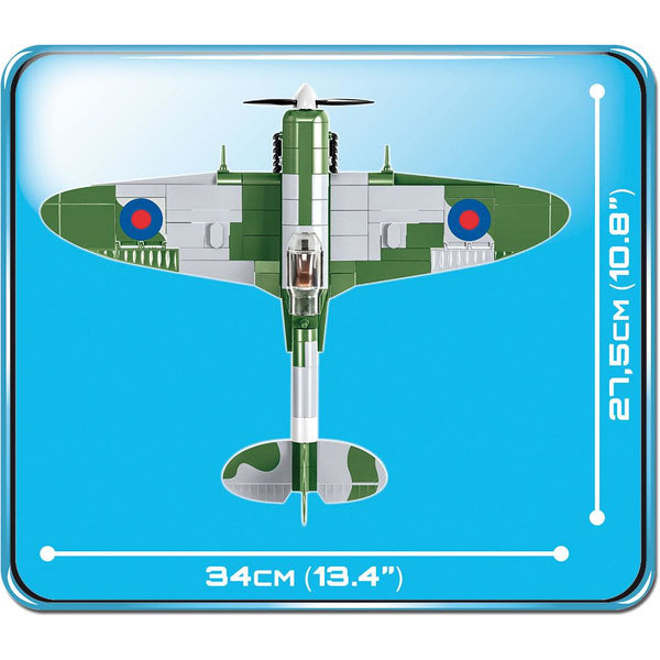 Cobi - 5708 Supermarine Spitfire Mk. VB - Modellbau Flugzeug - 280 Klemmbausteine Flugzeuge Gubrix 