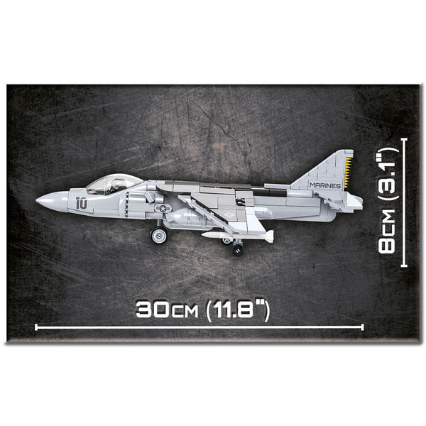 Cobi - 5809 AV-8B Harrier II Plus - Modellbau Flugzeug - 424 Klemmbausteine Flugzeuge Gubrix 