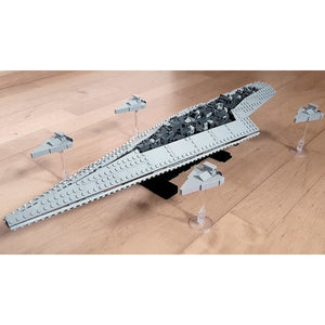 Modbrix - Supersternenkreuzer Raumschiff- Modellbau Diorama - 1158 Bauteile Weltraum Und Sci-Fi Gubrix 