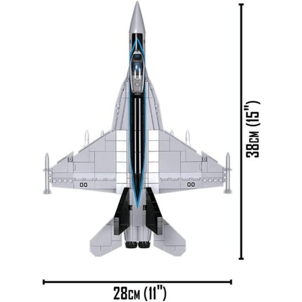 Cobi - 5805 Top Gun Super Hornet F/A-18E - Modellbau Militär - 570 Klemmbausteine Militär Gubrix 