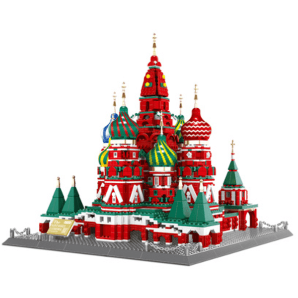 Wange - 6213 Die Kathedrale des Seligen Basilius Moskau - Modellbau Architektur - 3213 Klemmbausteine Häuser (Architektur) Gubrix 