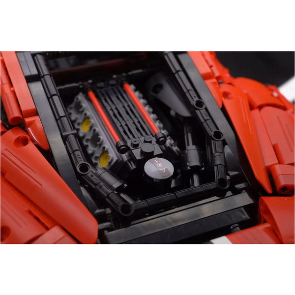 Cada - Master Red Super Car 1:8 - Modellbau Auto - 3236 Klemmbausteine Autos Gubrix 