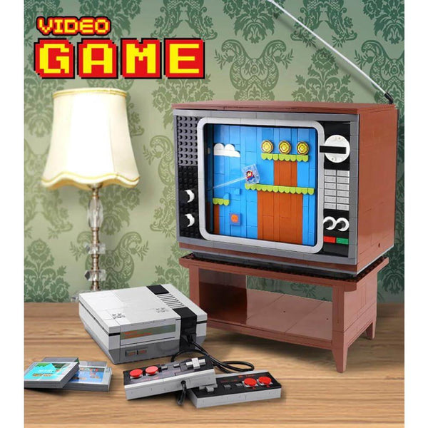 Mould King 10013 - NES Spielekonsole - Modellbau Konsole- 2688 Klemmbausteine Dioramen Gubrix 