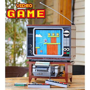 Mould King 10013 - NES Spielekonsole - Modellbau Konsole- 2688 Klemmbausteine Dioramen Gubrix 