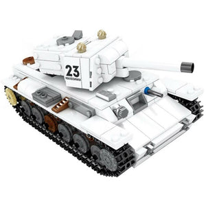 Kazi - 82047 Sowjetischer Panzer KV-1 - Modellbau Militär - 536 Klemmbausteine Militär Gubrix 