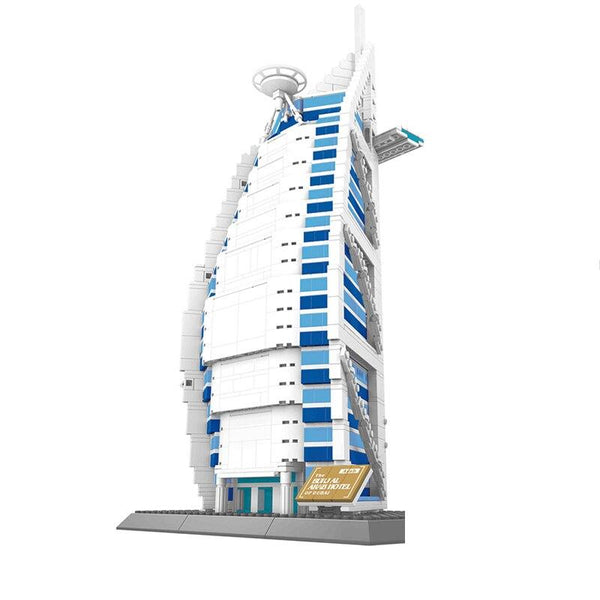 Wange - 5220 Burj Al Arab Hotel Dubai - Modellbau Architektur - 1307 Klemmbausteine Häuser (Architektur) Gubrix 