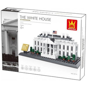 Wange - 4214 Weiße Haus in Washington - Modellbau Architektur - 803 Klemmbausteine Häuser (Architektur) Gubrix 
