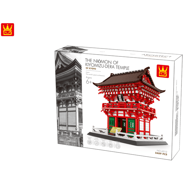 Wange - 6212 Niomon-Tor des Kiyomizu-Dera Tempels Japan - Modellbau Architektur - 2409 Teile Häuser (Architektur) Gubrix 