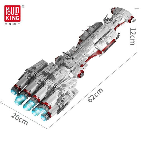 Mould King 21003 - Tantive IV CR90-Korvette - Modellbau Raumschiff - 2905 Klemmbausteine Weltraum Und Sci-Fi Gubrix 
