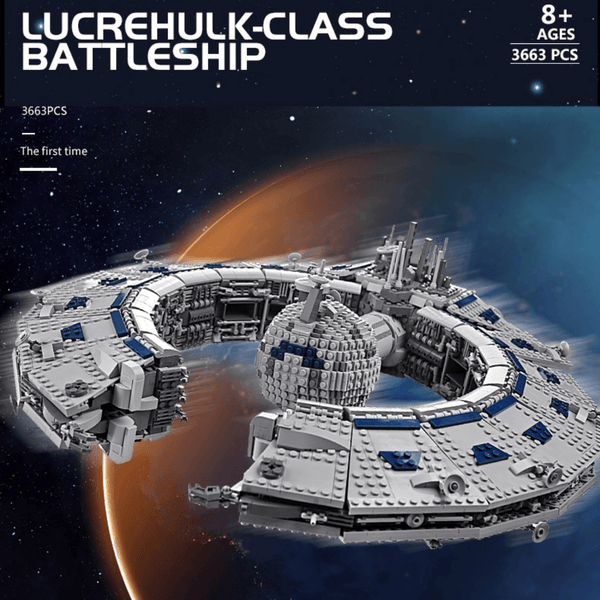 Mould King - Droid Control Ship Lucrehulk - Modellbau Raumschiff - 3663 Bauteile Weltraum Und Sci-Fi Gubrix 